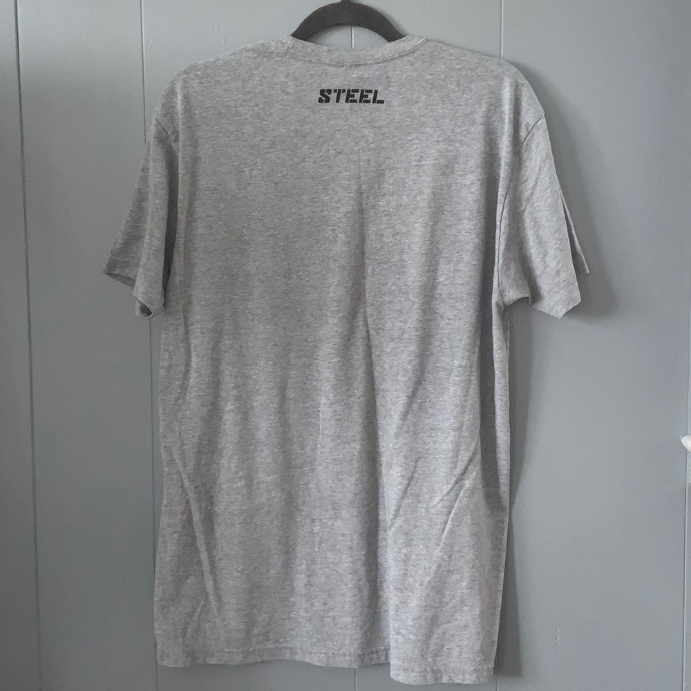 Men’s Steel t-shirt with “Like a Champ” logo - Picture 2 of 2
